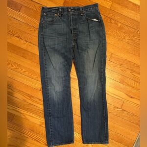Levi’s 501 Button Fly Jeans - W34 L32